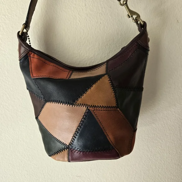 Coach Patchwork Bleecker Limited Legacy Mini Duffle Bag Purse Multicolor 41011 - Picture 3 of 17